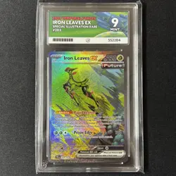 Pokemon TCG - Iron Leaves ex 203/162 SIR Temporal Forces S&V MINT ACE 9 - Image 1