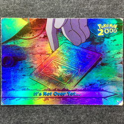 Topps Pokemon The Movie 2000 Ancient Mew Rainbow Foil #70 It's Not Over Yet... - Image 1