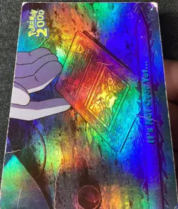 Topps Pokemon The Movie 2000 Ancient Mew Rainbow Foil #70 It's Not Over Yet... - Image 4