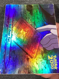 Topps Pokemon The Movie 2000 Ancient Mew Rainbow Foil #70 It's Not Over Yet... - Image 5