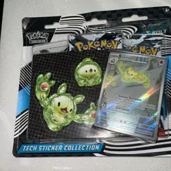 Pokemon TCG Scarlet Violet Black Bolt Tech Sticker Collection 3-Pack Blister NEW - Image 2