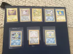 Vintage Pokemon TCG 8 card lot 1999-2000 - Gyarados, chansey. - DMG/HP - NM - Image 1