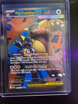 Pokemon TCG Mega Evolution Mega Kangaskhan Ex Ultra Rare Card 164/132 - Image 1