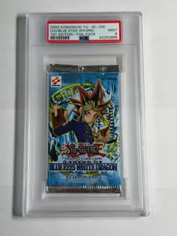 PSA 9 LOB Legend Of Blue Eyes White Dragon Booster Pack 1st edition *2868 Yugioh - Image 1