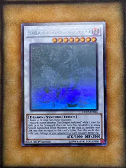 Yugioh Scarlight Red Dragon Archfiend DOCS-EN046 Ghost Rare 1st Ed NM - Image 1