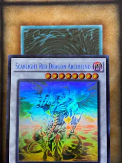 Yugioh Scarlight Red Dragon Archfiend DOCS-EN046 Ghost Rare 1st Ed NM - Image 2