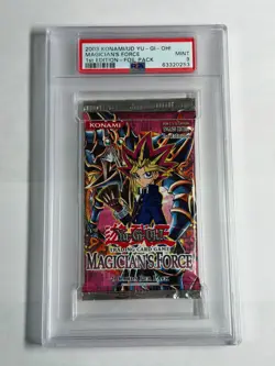 PSA 9 MINT MFC Magician's Force 1st Edition Sealed Booster Pack *0253 Yugioh - Image 1