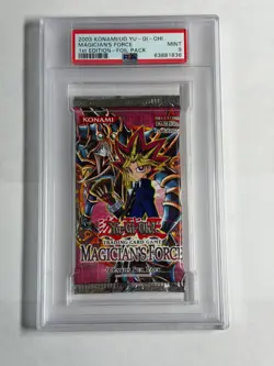 PSA 9 MINT MFC Magician's Force 1st Edition Sealed Booster Pack *1836 Yugioh - Image 1