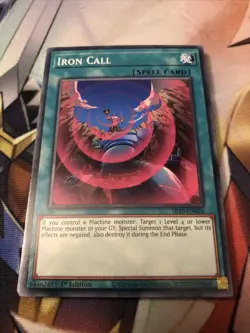 -Yu-Gi-Oh TCG- Iron Call 1st Edition Common SR10-EN026 - NM - Image 1