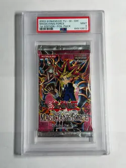 PSA 9 MINT MFC Magician's Force 1st Edition Sealed Booster Pack *0872 Yugioh - Image 1