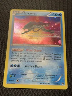 Suicune XY Breakpoint 30/122 Exclusive Cosmos Holo Rare Promo Pokemon Card PL - Image 1