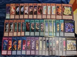 Yugioh 45 Card Fiendsmith Tenpai Deck Core Genroku Kaimen Engraver Caesar - Image 1