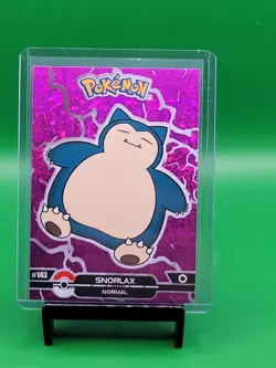 Snorlax #143 - Crystal Holo Box Hit - Crystal Dark Black - Pokemon Card - Image 1