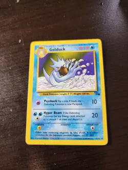 GOLDUCK - Fossil Set - 35/62 - Uncommon - Pokemon Card - Unlimited Edition NM a5 - Image 1