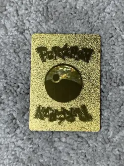 Pokemon Unique Jolteon VMax HP300 Hi-Gloss Gold Foil Fan Art Card LP - Image 3