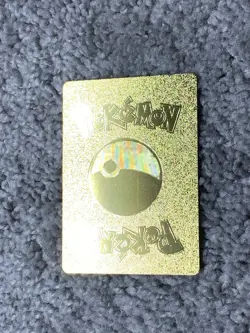 Pokemon Unique Jolteon VMax HP300 Hi-Gloss Gold Foil Fan Art Card LP - Image 4