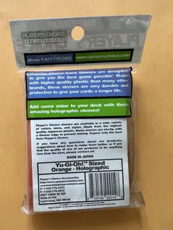 Player's Choice Yu-Gi-Oh! 60 Holographic Card Sleeves - Image 2