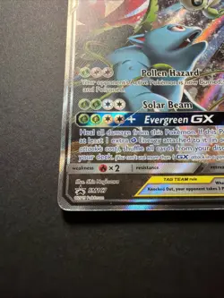 Celebi Venusaur GX SM167 Sun Moon Full Alt Art Holo Promo Pokemon TCG Card - Image 2
