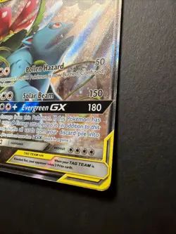 Celebi Venusaur GX SM167 Sun Moon Full Alt Art Holo Promo Pokemon TCG Card - Image 3