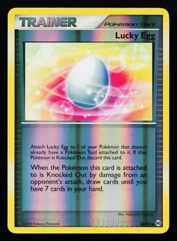 Lucky Egg 88/99 Reverse Holo Arceus Pokemon Card - Image 1