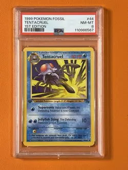 Tentacruel 44/62 Fossil Regular for sale online - Image 1