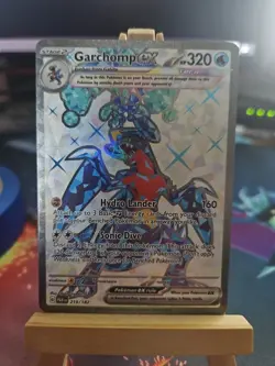 Pokemon Garchomp EX Holo Ultra Rare TCG Card Paradox Rift 219/182 LP - Image 1