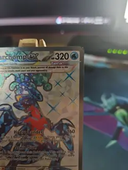 Pokemon Garchomp EX Holo Ultra Rare TCG Card Paradox Rift 219/182 LP - Image 3