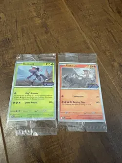 Reshiram And Genesect- Pokemon Phantasmal Flames - SEALED Stamped Promo Cards - Image 2