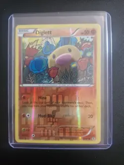 1x Diglett 38/83 Pokemon TCG Card Generations 2016 Reverse Holo LP - Image 1