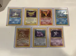 Pokemon TCG - 7 Card Vintage Holo Rare Lot - Fossil Set (1995-1999) - LP to NM - Image 1