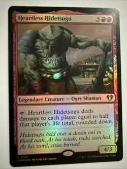 Heartless Hidetsugu Commander Masters Foil - Image 1