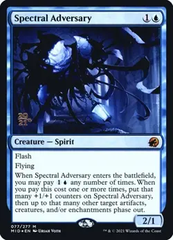 Spectral Adversary - Foil Prerelease Promo MID LP MTG - Image 1