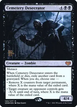 Cemetery Desecrator - Foil Prerelease Promo VOW LP MTG - Image 1