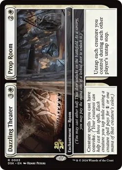 Dazzling Theater // Prop Room - Foil Prerelease Promo DSK LP MTG - Image 1