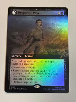 Desperate Plea (Extended Art FOIL) TLE Avatar: the Last Airbender - MTG - Image 1