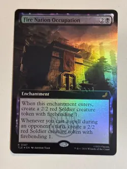 Fire Nation Occupation (Extended Art FOIL) TLE Avatar: the Last Airbender - MTG - Image 1