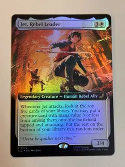 Jet, Rebel Leader (Extended Art FOIL) TLE Avatar: the Last Airbender - Image 1