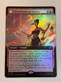 Overwhelming Victory (Extended Art FOIL) TLE Avatar: the Last Airbender - Image 1