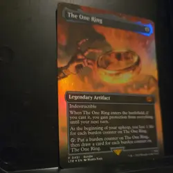 The One Ring 0451 Borderless Foil - Mythic - Lord of the Rings LOTR MTG JY - Image 2
