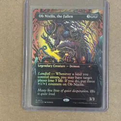 Ob Nixilis, the Fallen ?? Magic FOIL ?? Encyclopedia Countdown Secret Lair - Image 1