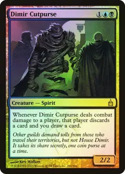 Ravnica: City of Guilds MTG FOIL Dimir Cutpurse Magic - Image 1