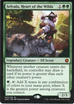 MTG: Conspiracy: Selvala, Heart of the Wilds: Lightly Played Condition - Image 1