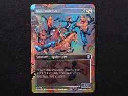 Web-Warriors (Borderless Foil) - 0203 - Marvel's Spider-Man MTG - NM/M - Image 1
