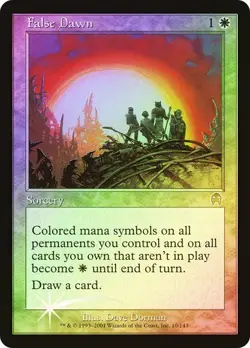 Apocalypse MTG FOIL False Dawn Magic - Image 1