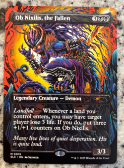 MTG Secret Lair Encyclopedia of Magic the Gathering Ob Nixilis, the Fallen (a) - Image 1