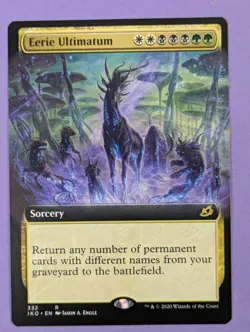 MTG Magic: Ikoria: Lair of Behemoths: Eerie Ultimatum #332 Rare - NM - Image 1