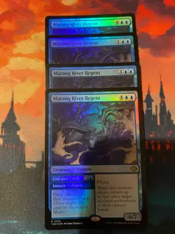 MTG Tarkir Dragonstorm Marang River Regent Foil x 4 - Image 1