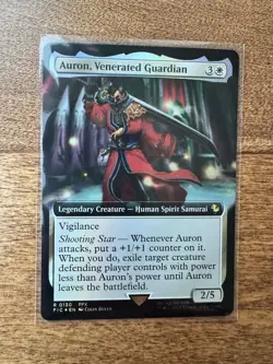 Magic Final Fantasy - Auron, Venerated Guardian EXTENDED ART FOIL FiC R 130 - Image 1