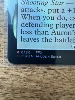 Magic Final Fantasy - Auron, Venerated Guardian EXTENDED ART FOIL FiC R 130 - Image 2