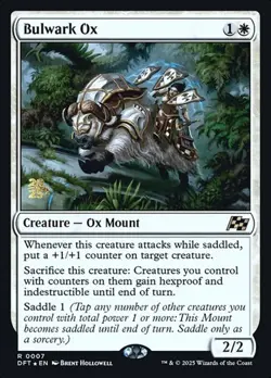 Bulwark Ox - Foil Prerelease Promo DFT LP MTG - Image 1